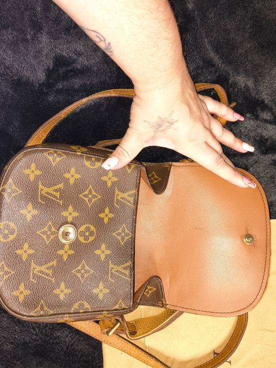 Louis Vuitton Monogram Canvas Mini St.Cloud  Shoulder Bag in Brown/Tan - Picture 3 of 7